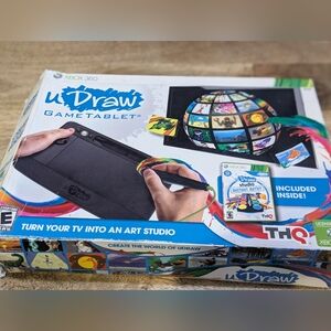 X Box 360 U Draw Game Tablet + Marvel Super Hero Squad